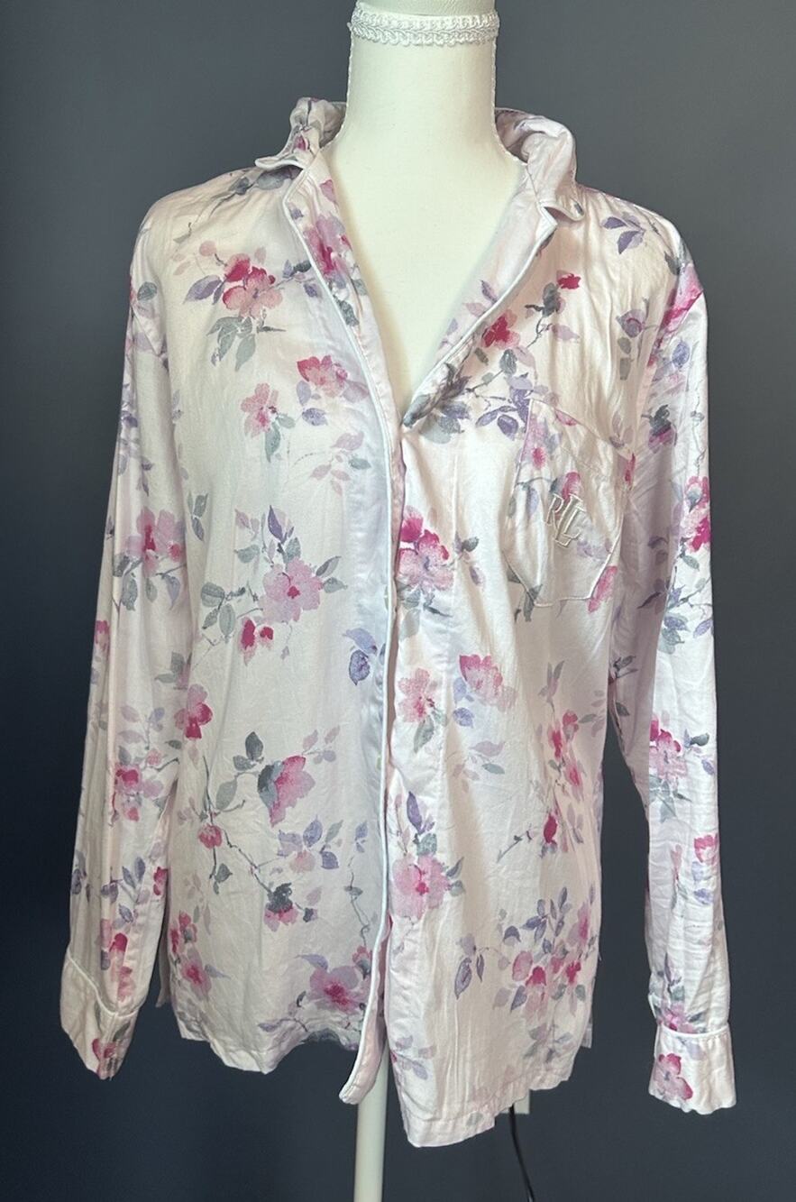 Lauren Ralph Lauren womens pajama set. Floral Size m. PJs, Lounge Luxury Comfort